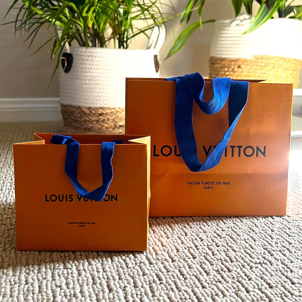 Louisvuitton Paris France edition paper bags. commonly use for art.